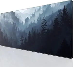 Large Gaming Mouse Pad Desk Mat 31.5 x 11.8 in Cloud Forest XL | Smooth Micro-Weave Surface Artistic Pattern Design Non-Slip Rubber Base Durable Stitched Edges Office & Home Use Large Gaming Mouse Pad Desk Mat 31.5 x 11.8 in Cloud Forest XL | Smooth Micro-Weave Surface Artistic Pattern Design Non-Slip Rubber Base Durable Stitched Edges Office & Home Use