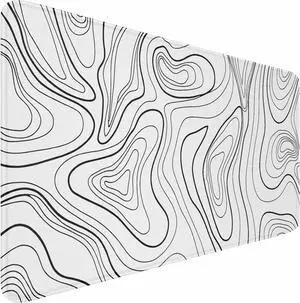 Large Mouse Pad 31.5 x 11.8 in Gaming Mousepad with Stitched Edges Premium Microfiber Cloth Surface Waterproof Non-Slip Base Keyboard Desk Mat for Home Office Gaming White Black Lines Large Mouse Pad 31.5 x 11.8 in Gaming Mousepad with Stitched Edges Premium Microfiber Cloth Surface Waterproof Non-Slip Base Keyboard Desk Mat for Home Office Gaming White Black Lines
