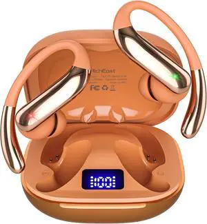 Bluetooth Headphones Wireless Earbuds Bluetooth 6.0 Headphone Sport Bluetooth Earbuds Stereo Deep Bass Over Ear Bud with Earhooks 50Hrs Playtime IP5 Waterproof Earphone for Gym/Running/Workout Orange Bluetooth Headphones Wireless Earbuds Bluetooth 6.0 Headphone Sport Bluetooth Earbuds Stereo Deep Bass Over Ear Bud with Earhooks 50Hrs Playtime IP5 Waterproof Earphone for Gym/Running/Workout Orange