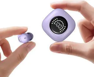 Sleep Headphones Invisible Sleep Earbuds for Side Sleepers Small Noise Blocking Sleep Earphones Bluetooth 5.3 Tiny Hidden Earbuds for Work Sleeping - Purple Sleep Headphones Invisible Sleep Earbuds for Side Sleepers Small Noise Blocking Sleep Earphones Bluetooth 5.3 Tiny Hidden Earbuds for Work Sleeping - Purple