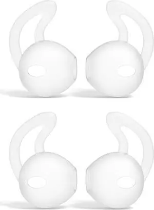 2 Pack Silicone Ear Tips for EarPods USB-C/3.5mm/for Lightning Anti-Slip Eartips Grips Soft Lightweight Earbuds Covers Secure Fit Sport Replacement for Running Jogging Gym Workout Milky Translucent 2 Pack Silicone Ear Tips for EarPods USB-C/3.5mm/for Lightning Anti-Slip Eartips Grips Soft Lightweight Earbuds Covers Secure Fit Sport Replacement for Running Jogging Gym Workout Milky Translucent
