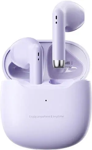 True Wireless Earbuds Purple Bluetooth 5.3 with Microphone for Working Out Noise Canceling Blue Tooth Ear Buds Deep Bass TWS Wireless Earphones with Charging Case in Ear Headphone for iPhone Android True Wireless Earbuds Purple Bluetooth 5.3 with Microphone for Working Out Noise Canceling Blue Tooth Ear Buds Deep Bass TWS Wireless Earphones with Charging Case in Ear Headphone for iPhone Android