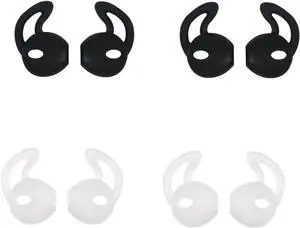 Earpods Cover Ear Tips Ear Gel for Earphone EarPods Soft Gel Thin Comfortable Anti-Slip Sport Ear Bud Fit for iPhone iPod Nano All EarPods 4 Pair 2 White and 2 Black Earpods Cover Ear Tips Ear Gel for Earphone EarPods Soft Gel Thin Comfortable Anti-Slip Sport Ear Bud Fit for iPhone iPod Nano All EarPods 4 Pair 2 White and 2 Black