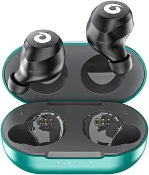 X9 Wireless Earbuds Bluetooth 5.3 Headphones Waterproof Stereo Earphones in Ear Touch Control with Microphone Headset with Deep Bass for Sport Gaming and Running (Green-Gray) X9 Wireless Earbuds Bluetooth 5.3 Headphones Waterproof Stereo Earphones in Ear Touch Control with Microphone Headset with Deep Bass for Sport Gaming and Running (Green-Gray)