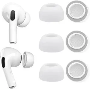 Memory Foam Ear Tips for and 2 Silicone Shield 3 Pairs Replacement Tips (Grey Large) Memory Foam Ear Tips for and 2 Silicone Shield 3 Pairs Replacement Tips (Grey Large)