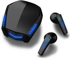 Wireless Earbuds Yi-shaney Bluetooth 5.2 Bass Sound Headphones Gaming Earphones with Touch Control Noise Cancelling Waterproof Headset with Mic 18H Play Time 65ms Low Latency (Black) Wireless Earbuds Yi-shaney Bluetooth 5.2 Bass Sound Headphones Gaming Earphones with Touch Control Noise Cancelling Waterproof Headset with Mic 18H Play Time 65ms Low Latency (Black)