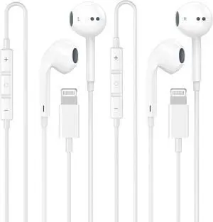 2 Pack for iPhone Headphones Wired Earbuds/Earphones with Built-in Remote to Control Music Phone Calls and Volume Compatible with iPhone 14 13 12 11 Pro Max XS XR X 8 7 6 2 Pack for iPhone Headphones Wired Earbuds/Earphones with Built-in Remote to Control Music Phone Calls and Volume Compatible with iPhone 14 13 12 11 Pro Max XS XR X 8 7 6