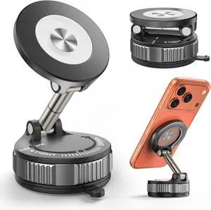 for Magsafe Car Phone Mount Magnetic Car Phone Holder Mount 360°Reinforced 78Lbs Ultra Suction Phone Mount for iPhone Wireless Phone Holder for Car Dashboard Windshield Black for Magsafe Car Phone Mount Magnetic Car Phone Holder Mount 360°Reinforced 78Lbs Ultra Suction Phone Mount for iPhone Wireless Phone Holder for Car Dashboard Windshield Black