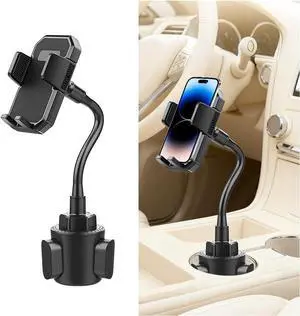 Car Cup Holder Phone Mount 360° Rotatable Long Neck Vehicle Cup Cellphone Stand with Expandable Base Adjustable Auto Cupholder Mobile Phone Cradle Universal for Most Smartphones Car Cup Holder Phone Mount 360° Rotatable Long Neck Vehicle Cup Cellphone Stand with Expandable Base Adjustable Auto Cupholder Mobile Phone Cradle Universal for Most Smartphones