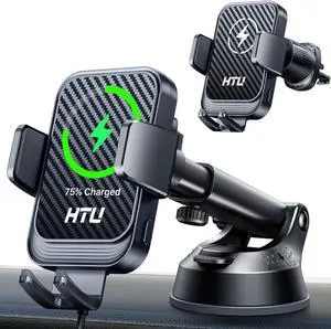 Wireless Car Charger 15W Auto Clamping Car Charger Dash Windshield Air Vent Phone Holder Compatible with iPhone 17 16 15 14/13/13 Pro/12 pro/12/11/X/8 S25/S24/S23/S22 etc (Black) Wireless Car Charger 15W Auto Clamping Car Charger Dash Windshield Air Vent Phone Holder Compatible with iPhone 17 16 15 14/13/13 Pro/12 pro/12/11/X/8 S25/S24/S23/S22 etc (Black)