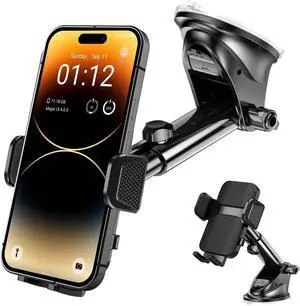 Military-Grade Construction Phone Holders for Your CarUpgraded Suction & ClipCell Phone Mount Stand Universal Automobile Truck Cradle Dashboard Windshield for iPhone 17 Pro Max 16 15 Military-Grade Construction Phone Holders for Your CarUpgraded Suction & ClipCell Phone Mount Stand Universal Automobile Truck Cradle Dashboard Windshield for iPhone 17 Pro Max 16 15