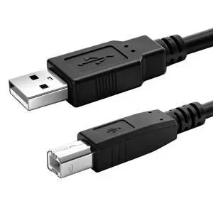 3 ft USB-A to USB-B 2.0 Printer Cable Cord High-Speed Fit for Computer Laptop DAC & MIDI Keyboard 3 ft USB-A to USB-B 2.0 Printer Cable Cord High-Speed Fit for Computer Laptop DAC & MIDI Keyboard