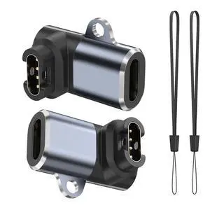 Charger Adapter for Garmin Watch, 2-Pack USB-C Charging Cable Adapter for Fenix 7 7S 7X 6 6S 6X 5 5S 5X, Forerunner 965 955 265 255 165 55,Instinct,Venu 3 2S SQ,Vivoactive 5 4,Approach,Epix,Quatix Charger Adapter for Garmin Watch, 2-Pack USB-C Charging Cable Adapter for Fenix 7 7S 7X 6 6S 6X 5 5S 5X, Forerunner 965 955 265 255 165 55,Instinct,Venu 3 2S SQ,Vivoactive 5 4,Approach,Epix,Quatix
