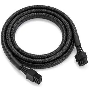 PCIe Cable Compatible with EVGA Power Supply, 8 Pin Male to 6+2 Pin Male PCI Express Power Adapter, 25 Inch/63cm Long Cord, Durable Build, for Powering Most Computer Devices PCIe Cable Compatible with EVGA Power Supply, 8 Pin Male to 6+2 Pin Male PCI Express Power Adapter, 25 Inch/63cm Long Cord, Durable Build, for Powering Most Computer Devices