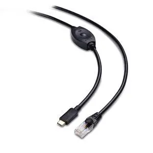 USB C to RJ45 Console Cable for Windows and MacBook Pro - 6ft, Compatible Cisco Console Cable, Rollover Cord with FTDI USB C to RJ45 Console Cable for Windows and MacBook Pro - 6ft, Compatible Cisco Console Cable, Rollover Cord with FTDI