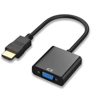 HDMI to VGA, Uni-Directional Gold-Plated HDMI to VGA Adapter (Male to Female) for Computer, Desktop, Laptop, PC, Monitor, Projector, HDTV, Chromebook, Raspberry Pi, Roku, Xbox and More (1) HDMI to VGA, Uni-Directional Gold-Plated HDMI to VGA Adapter (Male to Female) for Computer, Desktop, Laptop, PC, Monitor, Projector, HDTV, Chromebook, Raspberry Pi, Roku, Xbox and More (1)