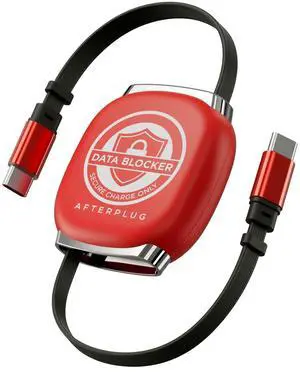 Retractable USB-C Data Blocker Cable - Anti-Juice Jacking, Charge-Only for Safe 240W PD Fast Charging, 5-Stage Length (3.3ft) for MacBook, iPhone 15/16/17, iPad and More Retractable USB-C Data Blocker Cable - Anti-Juice Jacking, Charge-Only for Safe 240W PD Fast Charging, 5-Stage Length (3.3ft) for MacBook, iPhone 15/16/17, iPad and More