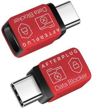 USB-C to USB-C Data Blocker, Anti Juice Jacking, for Charge-Only, Supports up to 240W PD Charging (2-Pack), Red USB-C to USB-C Data Blocker, Anti Juice Jacking, for Charge-Only, Supports up to 240W PD Charging (2-Pack), Red