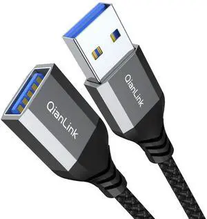 USB 3.0 Extension Cable (3.3FT), Nylon Braided USB Extender Compatible with Webcam, Camera, Phone, Hub, Mouse, Keyboard, Printer, Hard Drive, Headset (Gray) USB 3.0 Extension Cable (3.3FT), Nylon Braided USB Extender Compatible with Webcam, Camera, Phone, Hub, Mouse, Keyboard, Printer, Hard Drive, Headset (Gray)