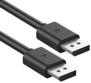Basics DisplayPort 2.1 Cable,DP Cable 32.4Gbps High-Speed(5K@160,5K@240,4K@240Hz, 4K@144Hz, 2K@300Hz,1K@320) HDR, HDCP 2.2, FreeSync G-Sync,Display Port for Gaming Monitor, Graphics, PC 4.9ft Basics DisplayPort 2.1 Cable,DP Cable 32.4Gbps High-Speed(5K@160,5K@240,4K@240Hz, 4K@144Hz, 2K@300Hz,1K@320) HDR, HDCP 2.2, FreeSync G-Sync,Display Port for Gaming Monitor, Graphics, PC 4.9ft