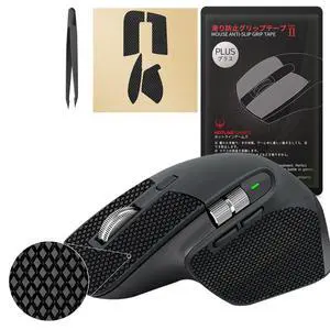 Plus Mouse Anti Slip Grip Tape Compatible with Logitech MX Master 3S, Master 3 Gaming Mouse Skins, Sweat Resistant, Cut to Fit, Easy to Apply, Professional Mice Upgrade Plus Mouse Anti Slip Grip Tape Compatible with Logitech MX Master 3S, Master 3 Gaming Mouse Skins, Sweat Resistant, Cut to Fit, Easy to Apply, Professional Mice Upgrade