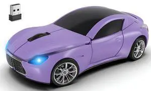 Wireless Mouse Cute Sport Purple Car Mice,Small Portable Lightweight Optical Cool Mice, Fun Home Office School Gift for Boy Girl Men Women Kids Mom Dad,Funny USB Mouse for PC Laptop Computer MacBook Wireless Mouse Cute Sport Purple Car Mice,Small Portable Lightweight Optical Cool Mice, Fun Home Office School Gift for Boy Girl Men Women Kids Mom Dad,Funny USB Mouse for PC Laptop Computer MacBook