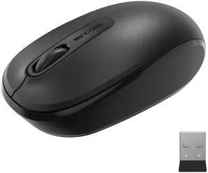 Wireless Mobile Mouse 1850 Designed by Microsoft Compact, Comfortable, Right/Left Hand Use, 6-Month Battery Life, Nano Transceiver, Works with Mac/Windows 8/10/11 (Black) Wireless Mobile Mouse 1850 Designed by Microsoft Compact, Comfortable, Right/Left Hand Use, 6-Month Battery Life, Nano Transceiver, Works with Mac/Windows 8/10/11 (Black)