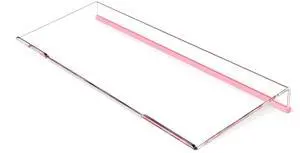 Ergonomic Computer Keyboard Stand - Clear Acrylic Keyboard Riser Tilted Keyboard Holder Keyboard Tray with Lightpink Non-Slip Strip for Easy Typing at Home School Office Desk Accessories Ergonomic Computer Keyboard Stand - Clear Acrylic Keyboard Riser Tilted Keyboard Holder Keyboard Tray with Lightpink Non-Slip Strip for Easy Typing at Home School Office Desk Accessories