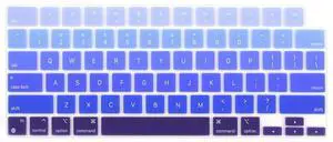 Keyboard Cover Skin for 2026-2022 MacBook Air 13.6 inch 15.3 inch M5 M4 M3 Chip A3449 A3240 U.S Enter TPU Protector for MacBook Air 13'' 15'' M5 M4 M3 2026 2025 2024 Accessory (Ombre Blue) Keyboard Cover Skin for 2026-2022 MacBook Air 13.6 inch 15.3 inch M5 M4 M3 Chip A3449 A3240 U.S Enter TPU Protector for MacBook Air 13'' 15'' M5 M4 M3 2026 2025 2024 Accessory (Ombre Blue)