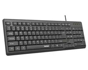 Wired Computer Keyboard, Full Size USB Quiet Keyboard with Number Pad,Slim Compact Soft Basic Laptop Keyboard for Windows PC Office Desktop (Black) Wired Computer Keyboard, Full Size USB Quiet Keyboard with Number Pad,Slim Compact Soft Basic Laptop Keyboard for Windows PC Office Desktop (Black)