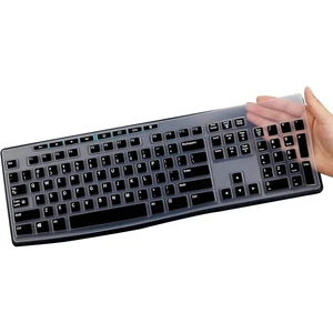 Keyboard Cover for Logitech MK295 MK275 MK270 Wireless Keyboard, Logitech K200 K260 K270 MK200 MK260 K270 K275 K295 Keyboard Cover Skin Protector- Black Keyboard Cover for Logitech MK295 MK275 MK270 Wireless Keyboard, Logitech K200 K260 K270 MK200 MK260 K270 K275 K295 Keyboard Cover Skin Protector- Black