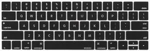 Keyboard Cover Compatible with MacBook Pro with Touch Bar 13 and 15 inch 2019 2018 2017 2016 (Model: A2159, A1989, A1990, A1706, A1707), Silicone Skin Protector, Black Keyboard Cover Compatible with MacBook Pro with Touch Bar 13 and 15 inch 2019 2018 2017 2016 (Model: A2159, A1989, A1990, A1706, A1707), Silicone Skin Protector, Black
