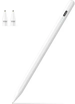 Ultra-Quiet Pencil for Apple iPad 2018-2026, Long Battery Life Stylus Pen for iPad a16 Compatible with iPad 6th-11th Gen, Pro 12.9/11/13/ M4/ M5, Air 3/4/5/M2/M3, Mini 5-7th Gen, Palm Rejection Ultra-Quiet Pencil for Apple iPad 2018-2026, Long Battery Life Stylus Pen for iPad a16 Compatible with iPad 6th-11th Gen, Pro 12.9/11/13/ M4/ M5, Air 3/4/5/M2/M3, Mini 5-7th Gen, Palm Rejection