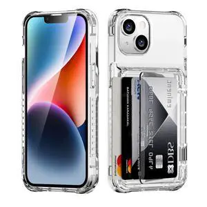 for iPhone 15 Plus Case Wallet iPhone 14 Plus Case Clear Protective Case Credit Card Holder Heavy Duty Shockproof Anti-Scratch Anti-Yellow Cover for iPhone 14 Plus 15 Plus 6.7 inch Transparent for iPhone 15 Plus Case Wallet iPhone 14 Plus Case Clear Protective Case Credit Card Holder Heavy Duty Shockproof Anti-Scratch Anti-Yellow Cover for iPhone 14 Plus 15 Plus 6.7 inch Transparent