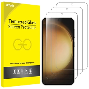 Screen Protector for Samsung Galaxy S23, 3-Pack | HD Clear, Fingerprint ID Compatible, Anti-Scratch Glass Screen Protector for Samsung Galaxy S23, 3-Pack | HD Clear, Fingerprint ID Compatible, Anti-Scratch Glass