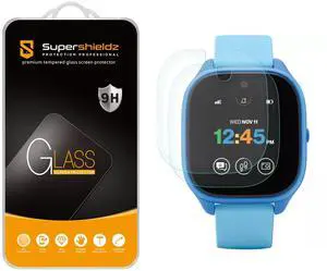 (2 Pack) Designed for Verizon (Gizmo Watch 3) Tempered Glass Screen Protector, Anti Scratch, Bubble Free (2 Pack) Designed for Verizon (Gizmo Watch 3) Tempered Glass Screen Protector, Anti Scratch, Bubble Free