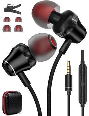 Wired Earbuds for Chromebook Laptop PC,3.5mm in Ear Headphones for Kindle Fire HD 10,8,8 Plus,7 Tablet,Noise Cancelling Ear Buds Plug in Audio Jack Mic Volume Control for Samsung A15 A14 for Moto G Wired Earbuds for Chromebook Laptop PC,3.5mm in Ear Headphones for Kindle Fire HD 10,8,8 Plus,7 Tablet,Noise Cancelling Ear Buds Plug in Audio Jack Mic Volume Control for Samsung A15 A14 for Moto G