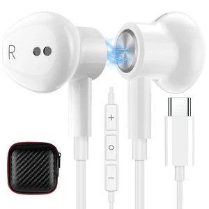 USB C Headphones Magnetic Wired Earbuds for iPhone 18 Pro Max 17 16 15 16e Noise Isolation In Ear Headphone with Mic Type C Earphone for Samsung S26 Ultra S25 S23 A17 Z Fold 8 for iPad A16 Pixel 10a 9 USB C Headphones Magnetic Wired Earbuds for iPhone 18 Pro Max 17 16 15 16e Noise Isolation In Ear Headphone with Mic Type C Earphone for Samsung S26 Ultra S25 S23 A17 Z Fold 8 for iPad A16 Pixel 10a 9