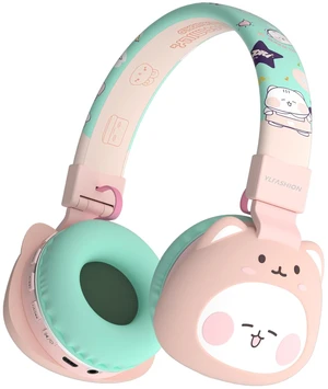 Kids Headphones 85dB Safe Cute | Animal Design, Foldable & Soft Over-Ear with Mic, Bluetooth 5.4, 20H Playtime, Wireless/Wired/FM/TF for School Travel Kids Headphones 85dB Safe Cute | Animal Design, Foldable & Soft Over-Ear with Mic, Bluetooth 5.4, 20H Playtime, Wireless/Wired/FM/TF for School Travel