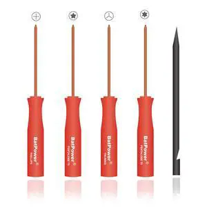 5pcs MacBook Repair Tool Kit Precision P5 Pentalobe Screwdriver T5 Torx Tri Wing Phillips Screwdriver with S2 Steel for MacBook Pro Air with Retina Display & Razer HP Dell Laptop Screwdriver 5pcs MacBook Repair Tool Kit Precision P5 Pentalobe Screwdriver T5 Torx Tri Wing Phillips Screwdriver with S2 Steel for MacBook Pro Air with Retina Display & Razer HP Dell Laptop Screwdriver