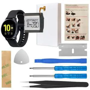 for Samsung Galaxy Watch Active 2 44mm SM-R820 EB-BR820ABY Battery Replacement with Repair Tool Set + Installation Instruction for Samsung Galaxy Watch Active 2 44mm SM-R820 EB-BR820ABY Battery Replacement with Repair Tool Set + Installation Instruction