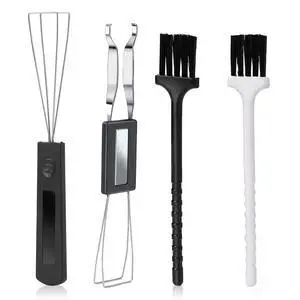 2PCS Keycap Puller and Switch Puller with 2PCS Keyboard Brush, Keycap Remover Switch Puller Mechanical Stainless Steel Keyboard Remover Keyboard Cleaning and Fixing Tool for Mechanical Keyboard 2PCS Keycap Puller and Switch Puller with 2PCS Keyboard Brush, Keycap Remover Switch Puller Mechanical Stainless Steel Keyboard Remover Keyboard Cleaning and Fixing Tool for Mechanical Keyboard