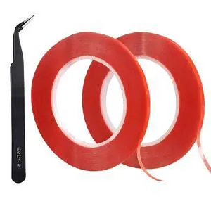 2 Rolls (2mm/3mm x 25m) LCD Repair Tape Phone Repair Tape LCD Touch Screen Repair Tape Phone Screen Adhesive Tape with and 1 Tweezers for Cell Phone, iPad, Tablets, Laptops, Camera 2 Rolls (2mm/3mm x 25m) LCD Repair Tape Phone Repair Tape LCD Touch Screen Repair Tape Phone Screen Adhesive Tape with and 1 Tweezers for Cell Phone, iPad, Tablets, Laptops, Camera