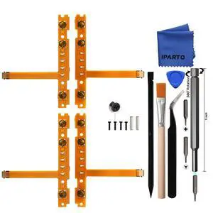 2 Pairs SL SR Left Right Button Key Flex Cable Replacement for Nintendo Switch/Switch OLED Joycon Flex Cable with Repair Tools Screws Springs 2 Pairs SL SR Left Right Button Key Flex Cable Replacement for Nintendo Switch/Switch OLED Joycon Flex Cable with Repair Tools Screws Springs