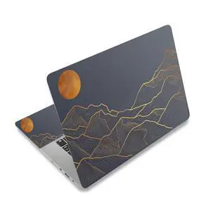 Laptop Decal Sticker Skin Cover, 11.612" 13" 13.3" 14" 15" 15.4" 15.6" Laptop Netbook Vinyl Skin Sticker Cover Art Notebook Protector (2 Wrist Pad Skins), Removable Reusable, Abstract Mountain Laptop Decal Sticker Skin Cover, 11.612" 13" 13.3" 14" 15" 15.4" 15.6" Laptop Netbook Vinyl Skin Sticker Cover Art Notebook Protector (2 Wrist Pad Skins), Removable Reusable, Abstract Mountain