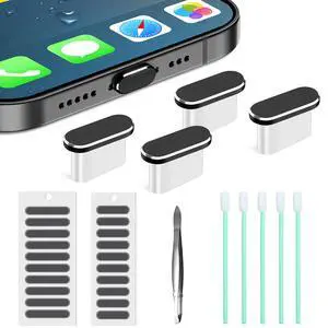 USB C Dust Plug, 4 Pack USB C Dust Cover Type C Anti Dust Port Plug Charging Port Protector Cap with Speaker Dust Cover for iPhone 15,16, Ari,17 Series, Samsung Galaxy S24-S20,Note, All USB C Devices USB C Dust Plug, 4 Pack USB C Dust Cover Type C Anti Dust Port Plug Charging Port Protector Cap with Speaker Dust Cover for iPhone 15,16, Ari,17 Series, Samsung Galaxy S24-S20,Note, All USB C Devices