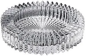 Glass Ashtray/Candy Dish - for Home OR Office - Smoke Collectible Tribal Decoration - (Round) Asymmetrical (6", New Asymmetrical) Glass Ashtray/Candy Dish - for Home OR Office - Smoke Collectible Tribal Decoration - (Round) Asymmetrical (6", New Asymmetrical)
