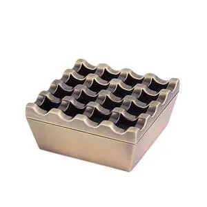 Vintage Metal Small Cigar Ashtrays,16 Grids Novelty Fashion Windproof Cigarettes Ashtray Tabletop Decor Cigarillo Ash Tray,Bronze Vintage Metal Small Cigar Ashtrays,16 Grids Novelty Fashion Windproof Cigarettes Ashtray Tabletop Decor Cigarillo Ash Tray,Bronze