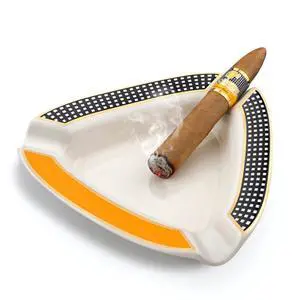 Cigar Ashtray - Premium Triangle Design for Indoor/Outdoor Use, Large Capacity, Elegant Rest for Cigar Lovers, Perfect for Patio, Home, or Office Cigar Ashtray - Premium Triangle Design for Indoor/Outdoor Use, Large Capacity, Elegant Rest for Cigar Lovers, Perfect for Patio, Home, or Office