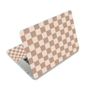 12.1 13 13.3 14 15 15.4 15.6 in Laptop Sticker Skin Decal, Cute Netbook Skins for Notebook PC, Universal Vinyl Laptop Decor Cover, Waterproof Art Protector I Milk Tea Brown Checkered 12.1 13 13.3 14 15 15.4 15.6 in Laptop Sticker Skin Decal, Cute Netbook Skins for Notebook PC, Universal Vinyl Laptop Decor Cover, Waterproof Art Protector I Milk Tea Brown Checkered